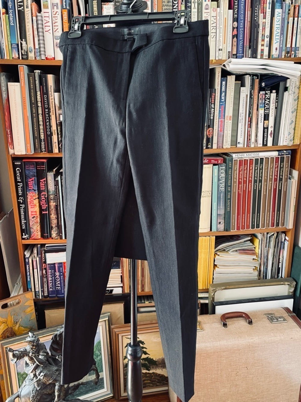 J. Crew Black "Ryder" Cigarette Ankle Pants - Size 4 BNWT - Picture 2 of 12